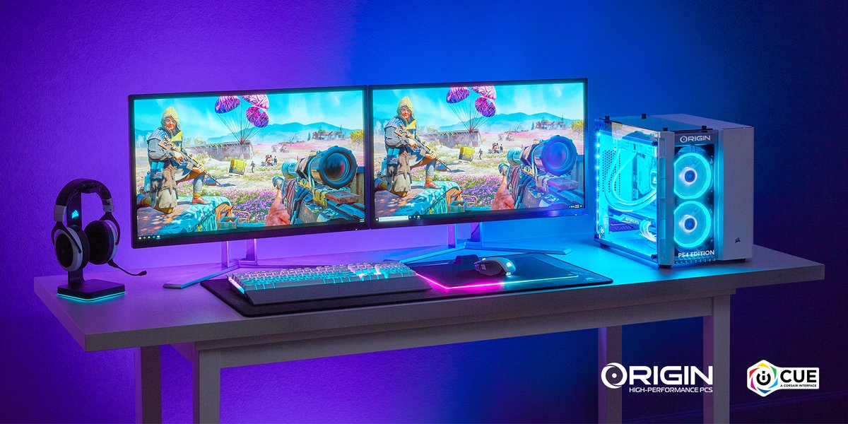 ORIGINPC's tweet photo. iCUE coming to select ORIGIN PC systems! ✨ Set up and control compatible @CORSAIR RGB peripherals and ORIGIN PCs for harmonious RGB synchronization and experience truly immersive gaming. https://t.co/ai8kFwL8f1
