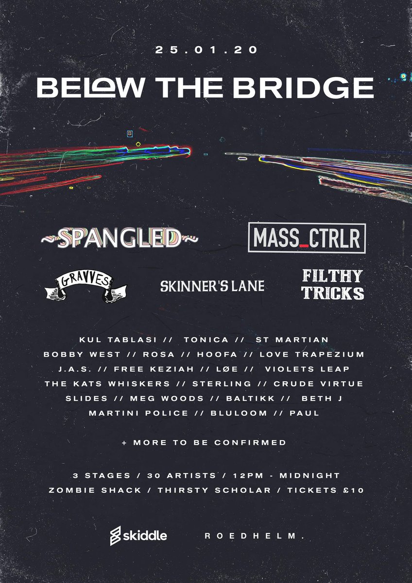 Our next gig is Below The Bridge Fest in Manchester! Can’t wait to be back ✌️