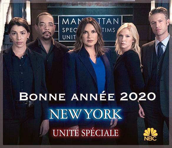 - Nous vous souhaitons à tous et à toutes nos meilleures vœux pour cette nouvelle année 🎉 
_ 
_ #NewYorkUnitéSpéciale #BonneAnnee2020 #HappyNewYear2020 #NYUS #SVU