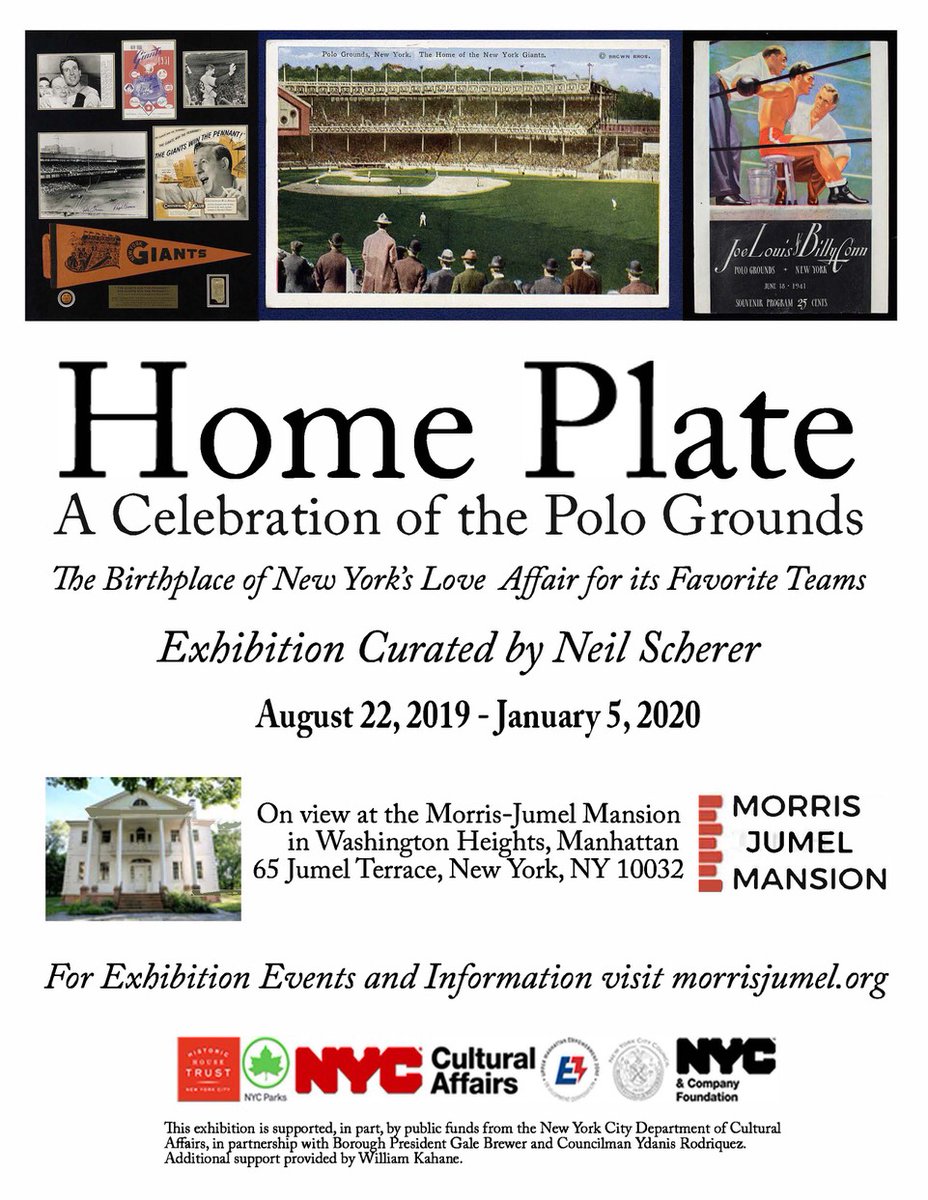 njsart's tweet photo. Don Larsen‘s Perfect Game display is featured at our “HOME PLATE” celebrating BASEBALL at the Morris Jumel Museum located in NYC. We are proud to announce the show has been extended through FEB 3rd, 2020. Must for sports and history lovers. I give tours on weekends.
#YANKEES https://t.co/Bdmx7xxzwA