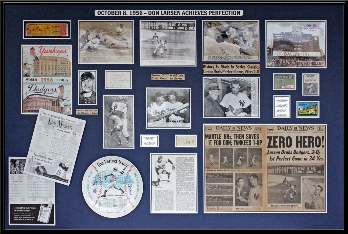 njsart's tweet photo. Don Larsen‘s Perfect Game display is featured at our “HOME PLATE” celebrating BASEBALL at the Morris Jumel Museum located in NYC. We are proud to announce the show has been extended through FEB 3rd, 2020. Must for sports and history lovers. I give tours on weekends.
#YANKEES https://t.co/Bdmx7xxzwA