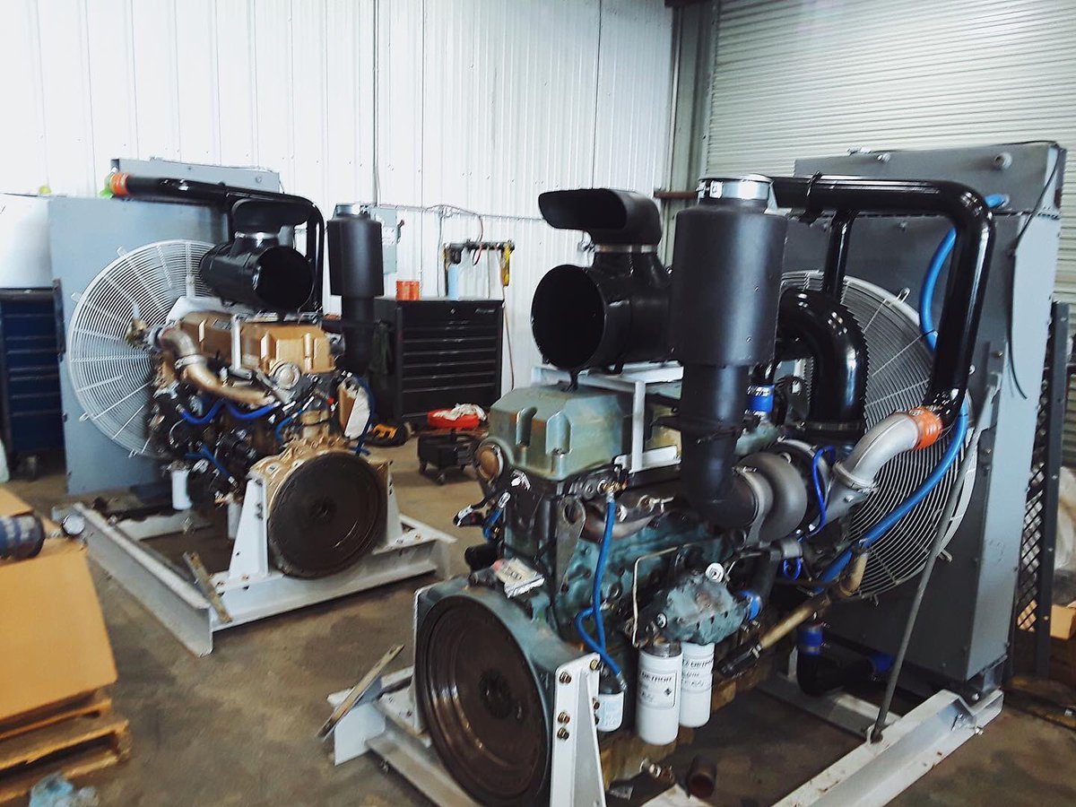 KeystoneSynergy's tweet photo. #KeystoneSynergy is back to work with several new shop projects. Keystone's Engine Repair entity just completed an overhaul on two Detroit Series 60 diesel engines. https://t.co/YXss4shBez