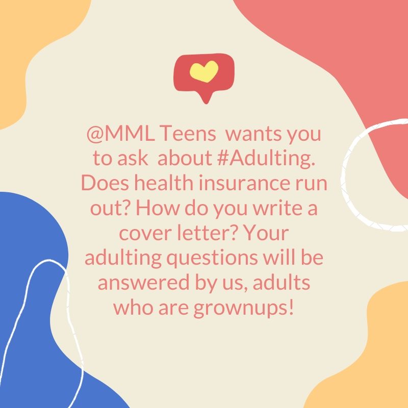 NYPL Teens (@nypl_teens) on Twitter photo 06/01/2020 19:12:32 Have any #AdultingAndStuff questions? Have any #AdultingAndStuff questions?