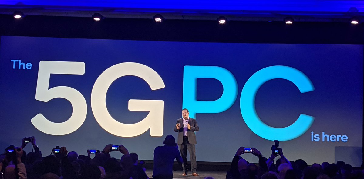 Hanish2501's tweet photo. Big announcement in #ConnectedPC space. 5G PC is now a reality. @Qualcomm @CounterPointTR https://t.co/dIU23z6J5V