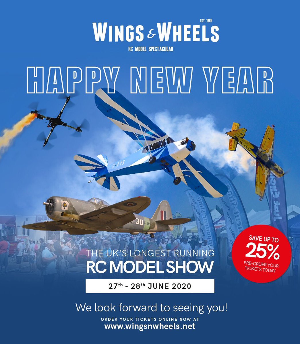wnwmodelspec's tweet photo. Happy New Year! We hope to see you at Wings &amp; Wheels 27th &amp; 28th June 2020! - https://t.co/fS2IjSLR3P https://t.co/LJM1AYBFKN