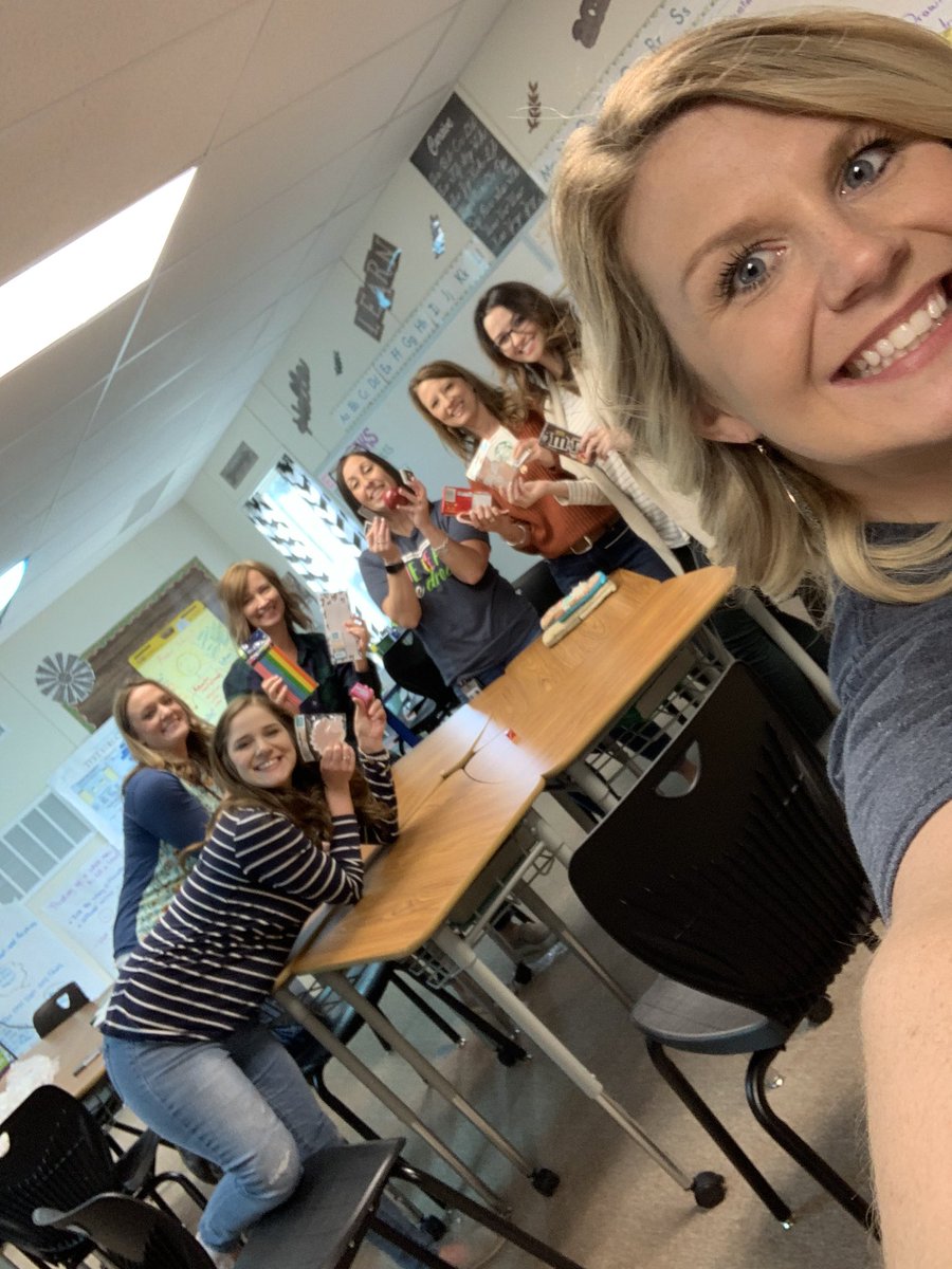 Best team building activity ever! #dreamteam #TESBulldogs #WISDGreatness #saranwrap