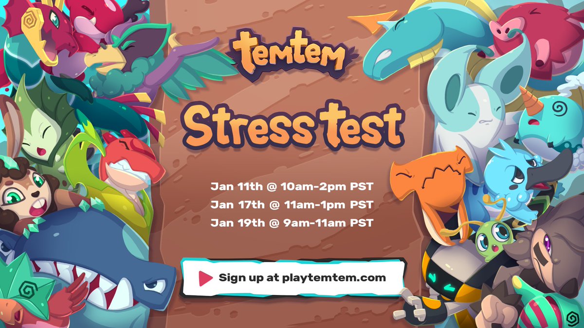 Temtem On Twitter Already Signed Up For Our Stress Test If Not