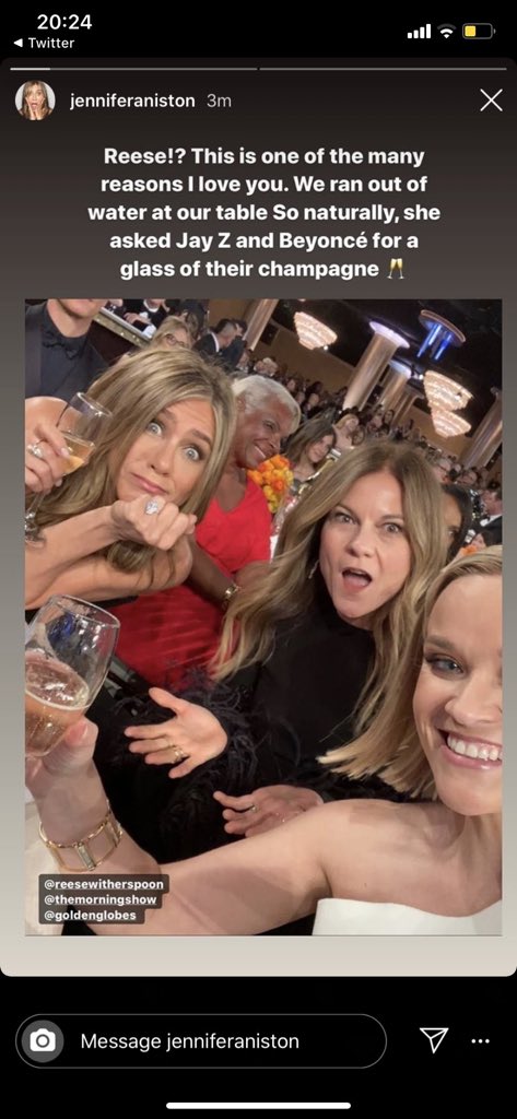 CORNYASSBITCH's tweet photo. B and Jay brought their own champagne to the event and everyone wanted some https://t.co/HJeH2lNP2l