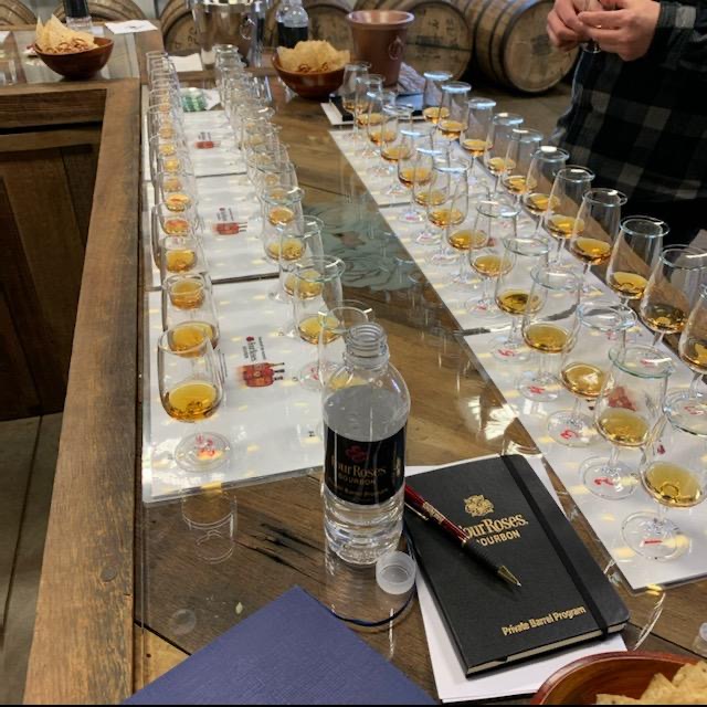 BinnysBev's tweet photo. Itβs the first Monday of the year and The Whiskey Hotline is back at work on the road selecting new #Binnyβs handpicks π₯Today we #ToastAlYoung while selecting the next round of @fourrosesbourbon single barrels. Keep following for updates!
#binnyshandselected #singlebarrels https://t.co/YOtvdTJtfx