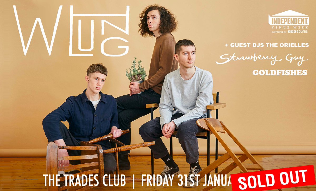 The Trades Club (@thetradesclub) on Twitter photo Tickets for our @IVW_UK show with @whlungmusic @_strawberryguy <a href="/Goldfishesmusic/">Goldfishes</a> + <a href="/TheOrielles/">The Orielles</a>
DJs is now SOLD OUT. Thanks everyone! #IVW20 Tickets for our @IVW_UK show with @whlungmusic @_strawberryguy <a href="/Goldfishesmusic/">Goldfishes</a> + <a href="/TheOrielles/">The Orielles</a>
DJs is now SOLD OUT. Thanks everyone! #IVW20
