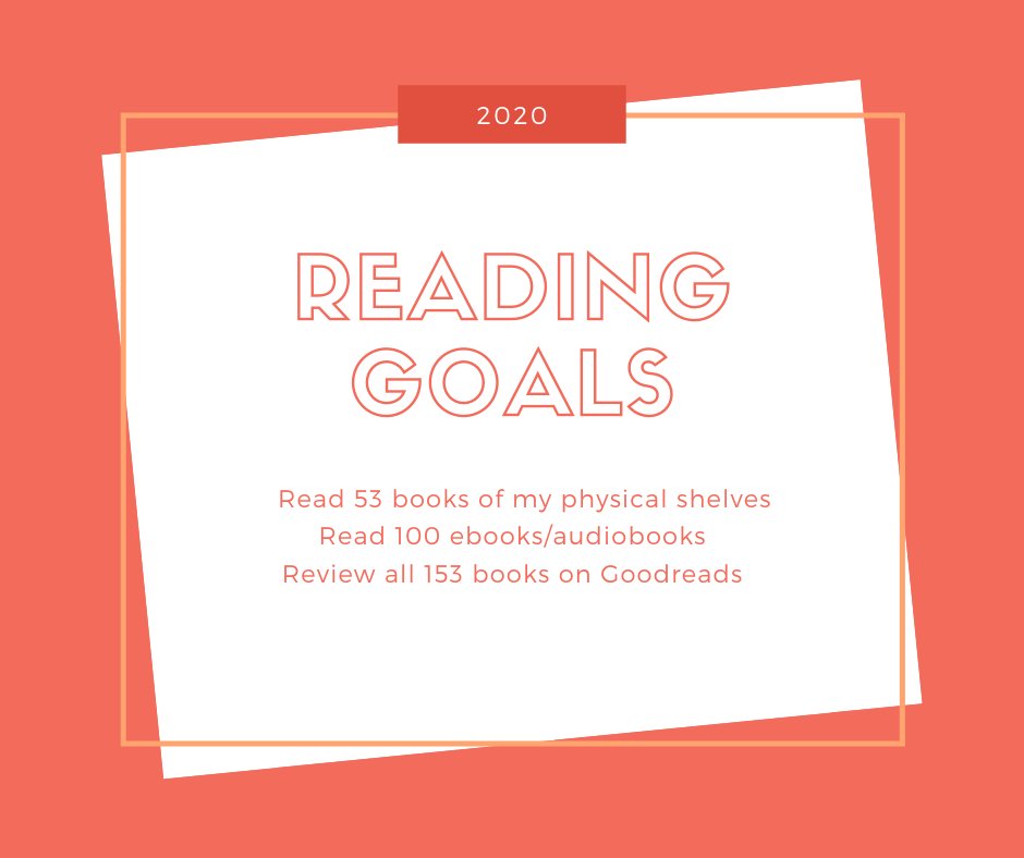 Happy 2020!
Last year I had a different set of goals and I achieved them but barely, so this year I'm going back to keeping it simple. Three reading goals + a bonus.
#2020readinggoals #tacklemytbr2020 #readinggoals #amreading #2020goals
Link: spicybookslady.com/2020/01/06/202…