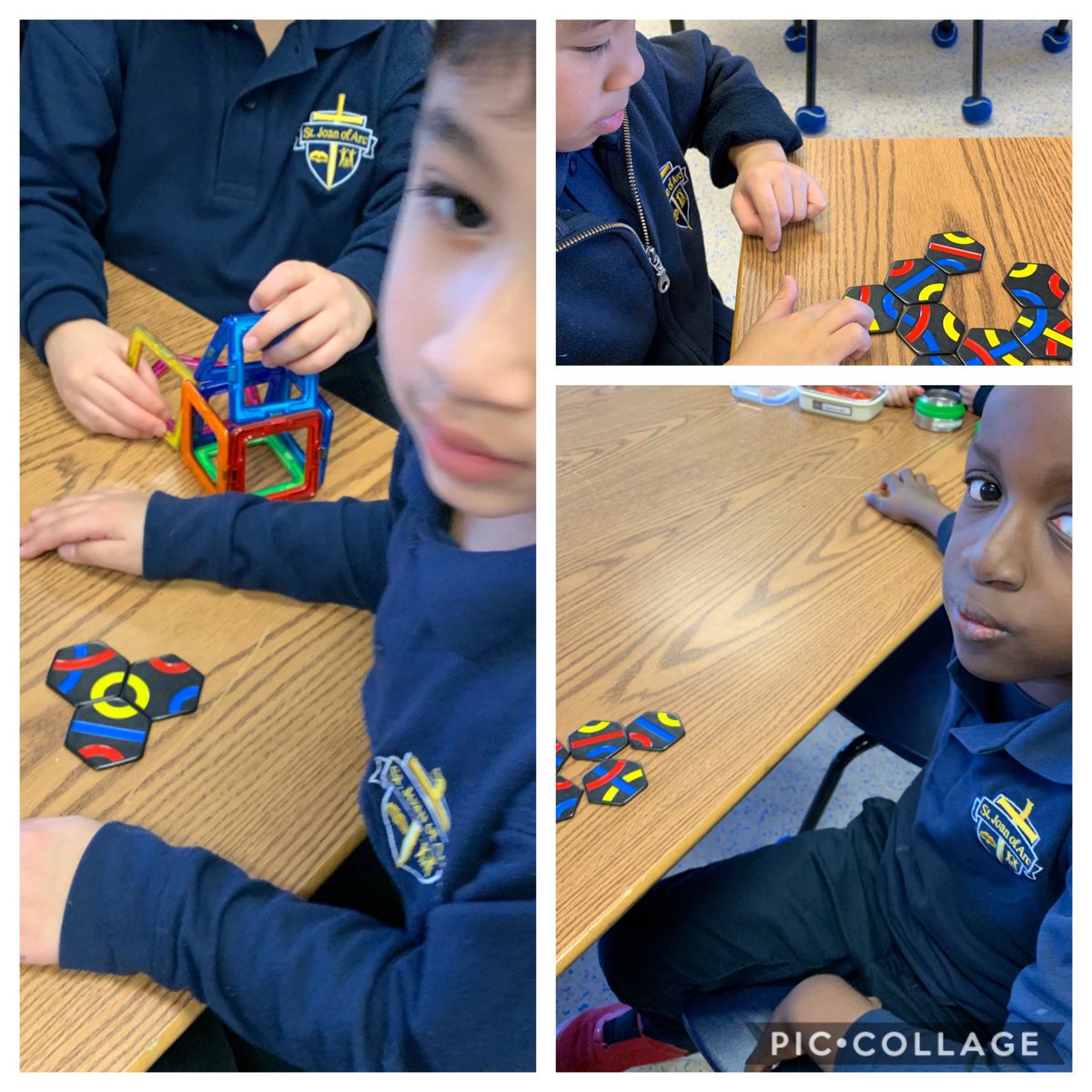 TeachMeFoster's tweet photo. New year new math challenge @sjoa5 Tantrix Discovery puzzle #visualspatialskills #perseverance #hcdsbk https://t.co/PKc4G58vx7