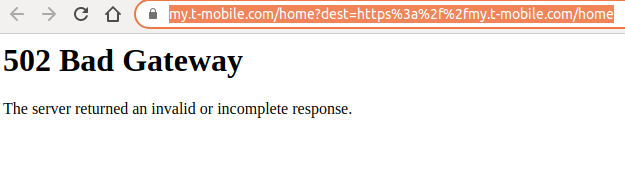 techgaun's tweet photo. @TMobileHelp Here's the error I see (I made payment via mobile app; just didn't wanna download another app on my phone): https://t.co/xqZlZ08YgF