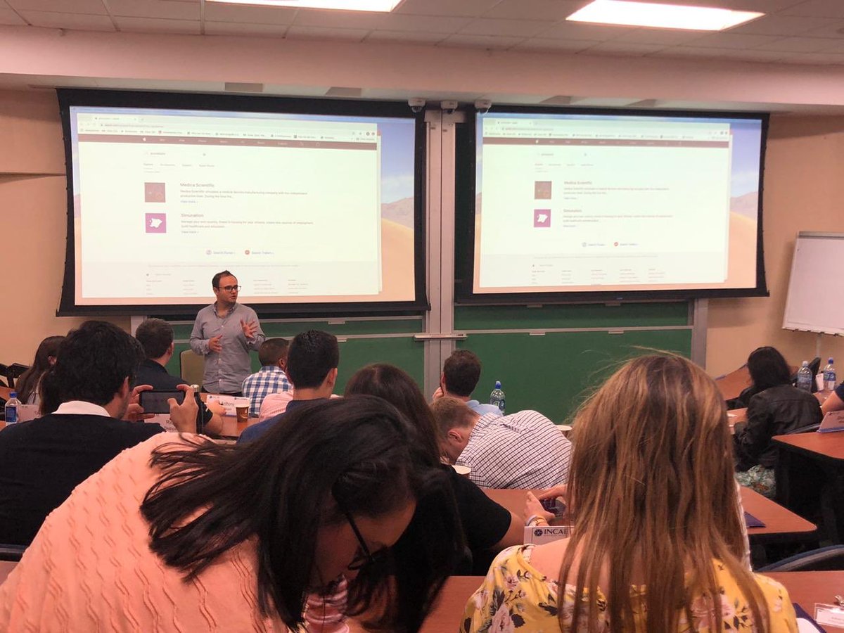 clacds_incae's tweet photo. Empezamos el 2020 recibiendo a 38 estudiantes de @NYUStern en @INCAE donde nuestro investigador senior @jaimegarciag les presentó el Índice de Progreso Social y la simulación #Simunation desarrollada por @ProcessimLabs https://t.co/ui8ULtY9UF