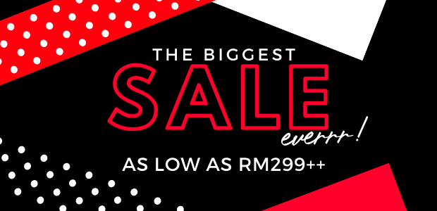 Missed the pre-sale? Fret not! Here's your chance to shop for THE BIGGEST SALE EVERRR &amp; save up to 52% when you book from 08 - 12 January 2020. Room rates start from as low as RM299++ per room per night inclusive of buffet breakfast for two 🤩 Book now at bit.ly/biggestsaleeve…