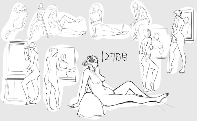 朝のクロッキー。
余力があれば今後こっちにも載せようかな。 