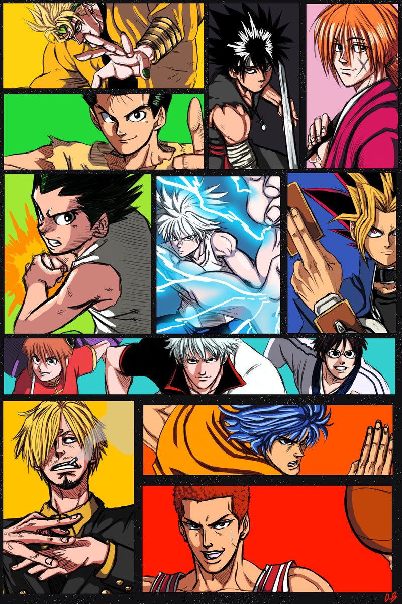 Groovy Fun Slap Dash Character Select Esc Got A Couple Other Jump Themed Pages In Mind But Whether I Get To Them Is A Different Story Dragonballz Onepiece Naruto Bleach