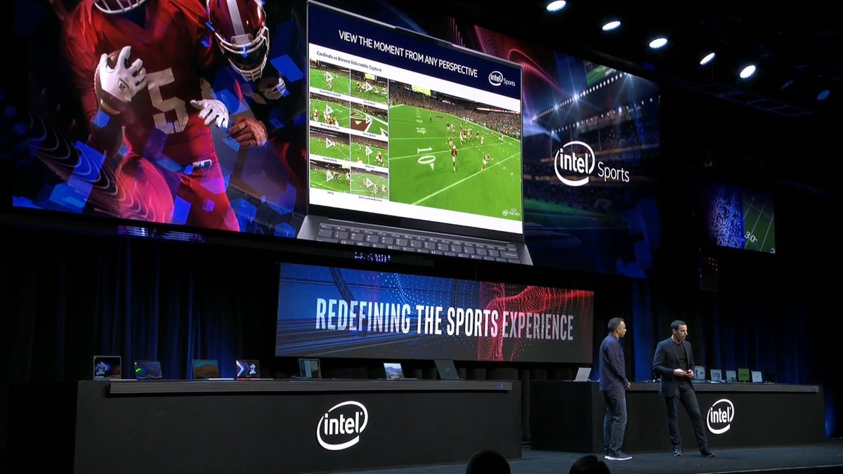 TopoClandestino's tweet photo. Intel will redefine the sports experience trough a volumetric video streaming service #CES #CES2020 #IntelAtCES #IntelCES #IntelCES2020 #Intel https://t.co/FmgjGEZ0cn