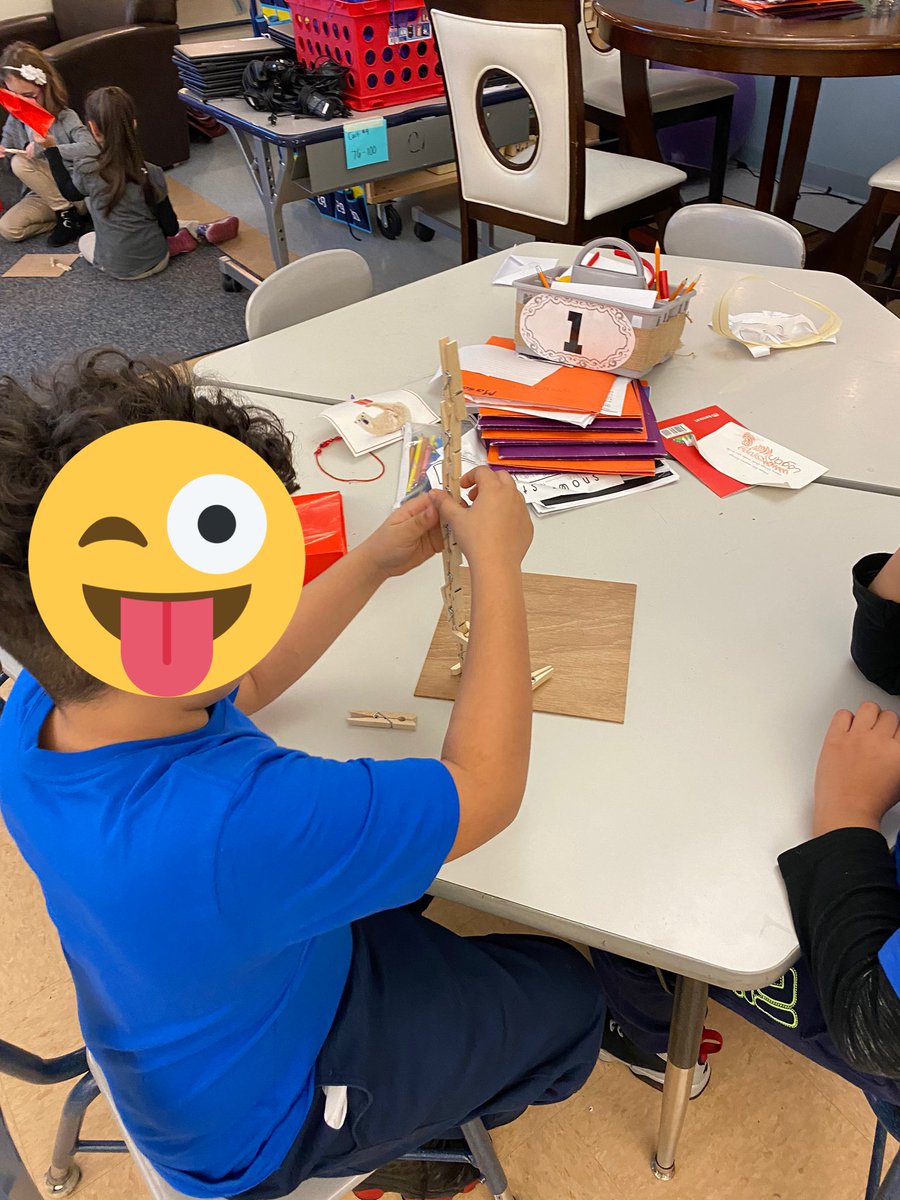 NickSiudela's tweet photo. #STEM enrichment with the 2nd grade @frps_Letourneau. They did an amazing job using #problemsolving skills to create the tallest structure. They even #persevered when given a limitation, like placing an arm behind their back. This required some serious #teamworkmakesthedreamwork. https://t.co/wThVY8MSwT