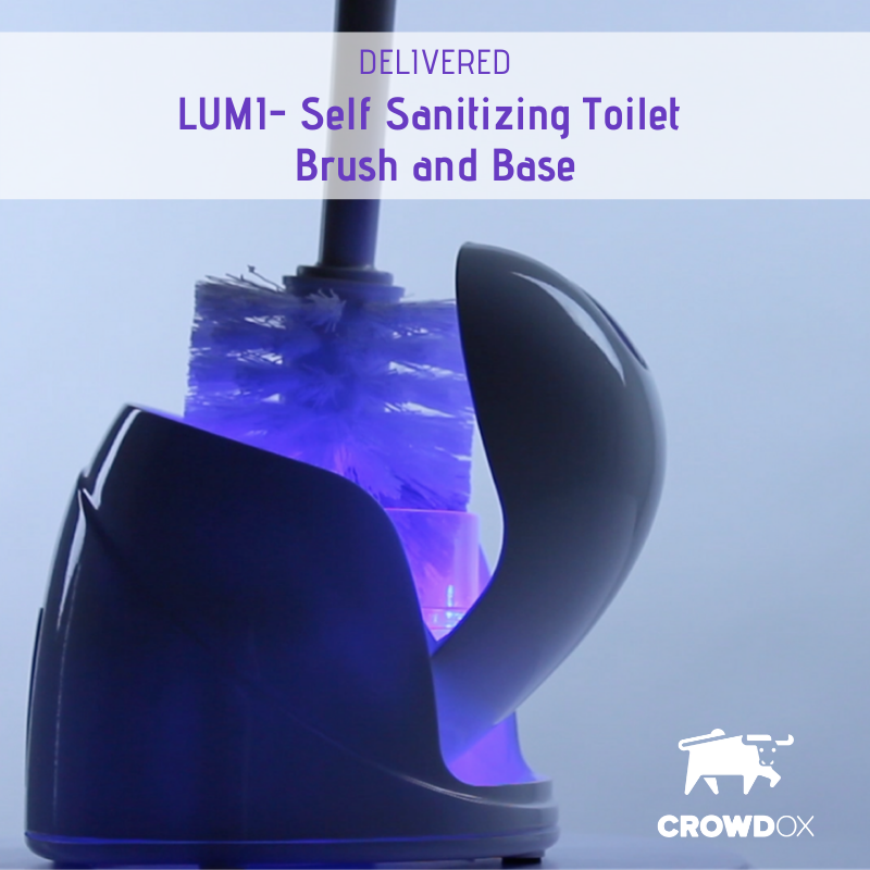 crowdoxapp's tweet photo. LUMI is an intelligent toilet brush and base system with self-cleaning technology. It uses UV lights to kill bacteria, and it’s as easy to use as putting your toilet brush back in the base.
#crowdox #crowdfunding #funded #kickstartercampaign #uvtechnology https://t.co/JAvtLtCe4D https://t.co/EBxTc641BT