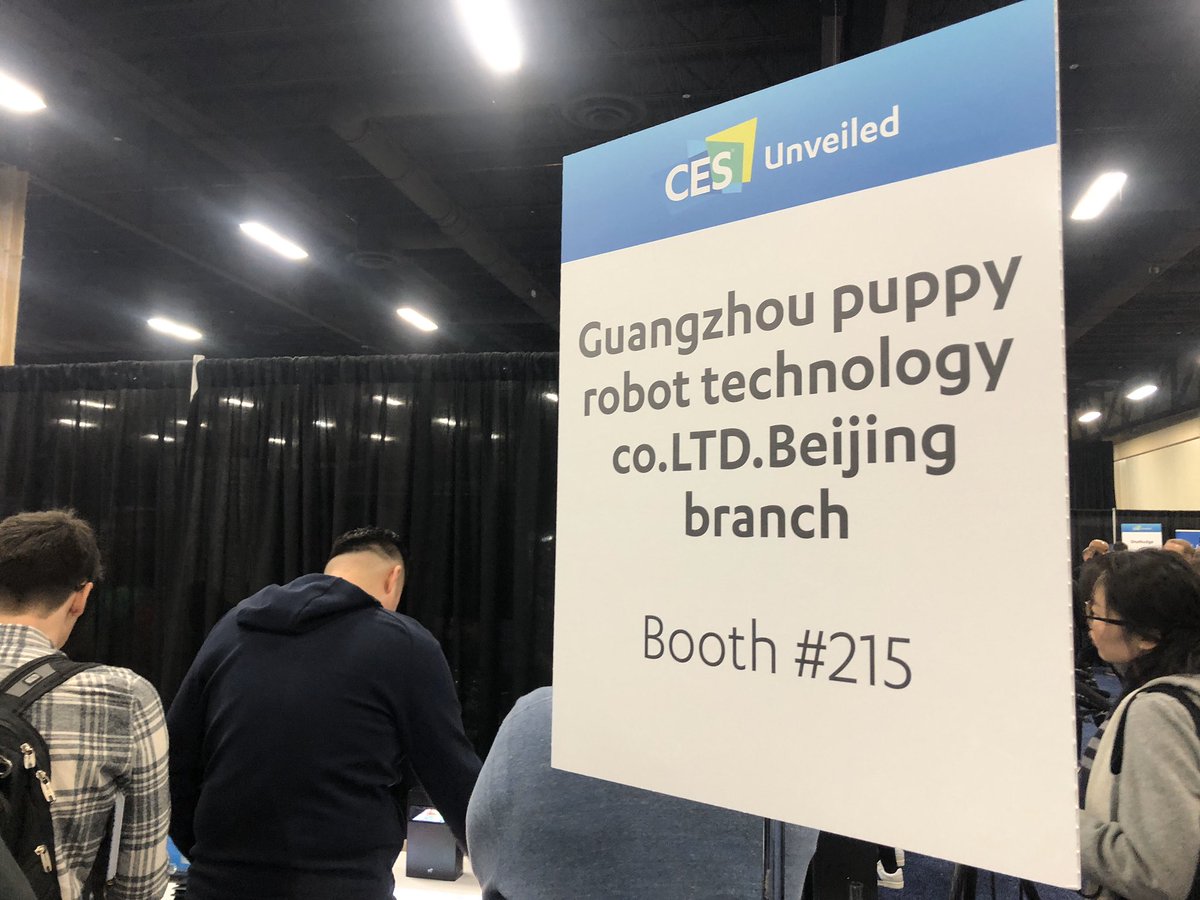 Best signage of #CES2020 <a href="/DigitalTrends/">Digital Trends</a> #guangzhoupuppyrobottechnologycoltdbeijingbranch