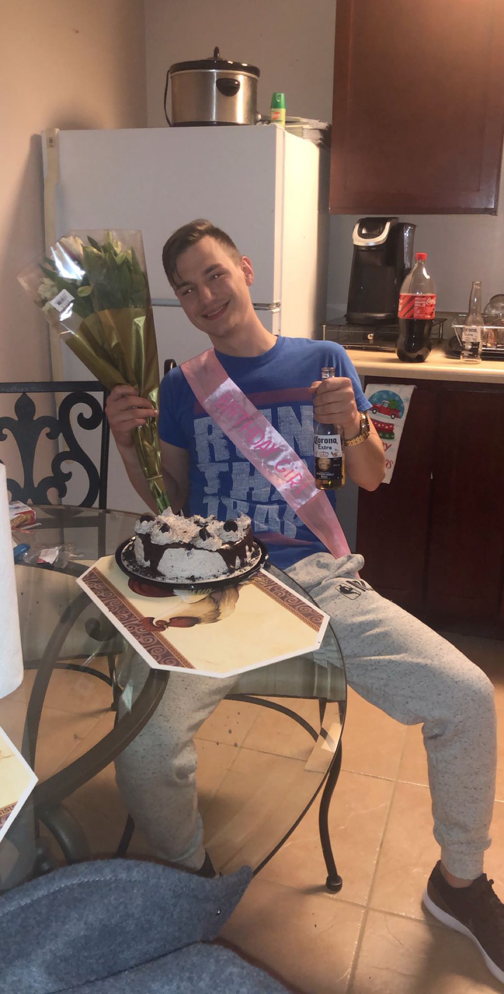 Happy bday You old fart  
We love yah 
-Gus, Ely, Tiesto & Mia 