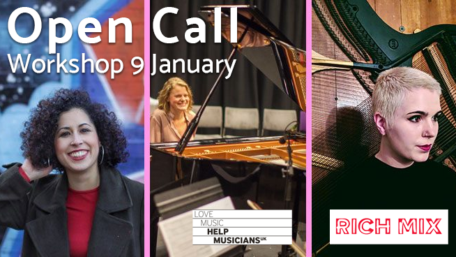 SpitsMusic's tweet photo. Make 2020 a year of transformation 🙌🏾
If you're a music maker from a background under-represented in classical composition, join us & @RichMixLondon this Thursday 9 Jan for a workshop to introduce #OpenCall2020.
Apply for the programme by 20 Jan!
https://t.co/VXAFavOBKJ https://t.co/24K4OL0rJF