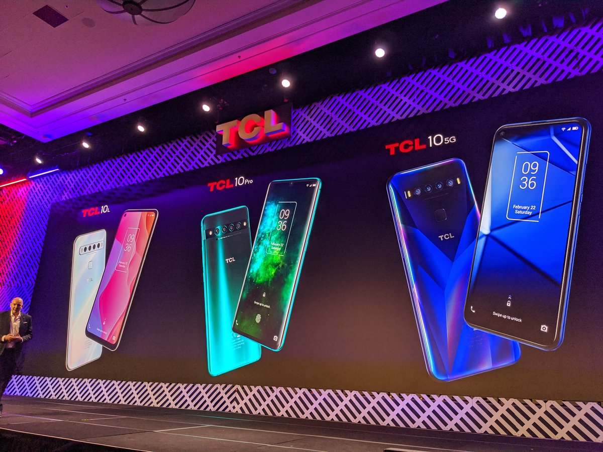 wanderpow's tweet photo. TCL just announced at #CES that they will launch 3 phones around the second quarter this year with 48 MP and 64 MP cameras, for under $500 with a focus on great camera and great display. A foldable phone is also planned. #TCLCES https://t.co/zFrrc8l5gL