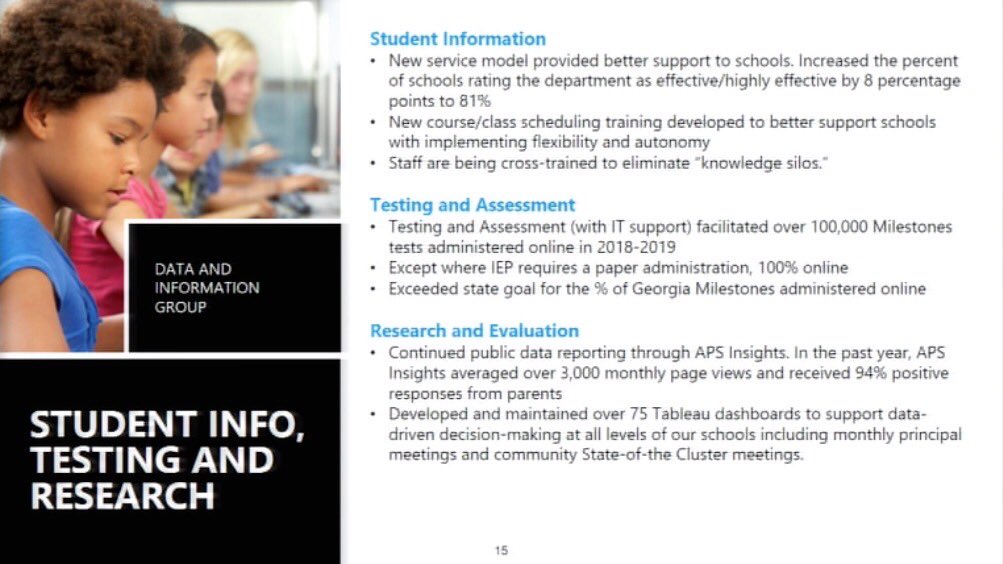 Meria Carstarphen (@carstarphenmj) on Twitter photo First board meeting of 🆕 decade! Proud to announce <a href="/APS_InfoTech/">Olufemi Aina</a> improved Cylance security rating from a ‘C’ to ‘A’ ! Congratulations 🎉 to <a href="/APSInstructTech/">APS IT Department</a> & @APSDataTeam too for closing digital divide, creating Gr8 <a href="/APSPartnerships/">APS Partnerships</a>, <a href="/Atlanta_Virtual/">Atlanta Virtual Academy</a> Academy & upgrading ERP! 💻 First board meeting of 🆕 decade! Proud to announce <a href="/APS_InfoTech/">Olufemi Aina</a> improved Cylance security rating from a ‘C’ to ‘A’ ! Congratulations 🎉 to <a href="/APSInstructTech/">APS IT Department</a> & @APSDataTeam too for closing digital divide, creating Gr8 <a href="/APSPartnerships/">APS Partnerships</a>, <a href="/Atlanta_Virtual/">Atlanta Virtual Academy</a> Academy & upgrading ERP! 💻