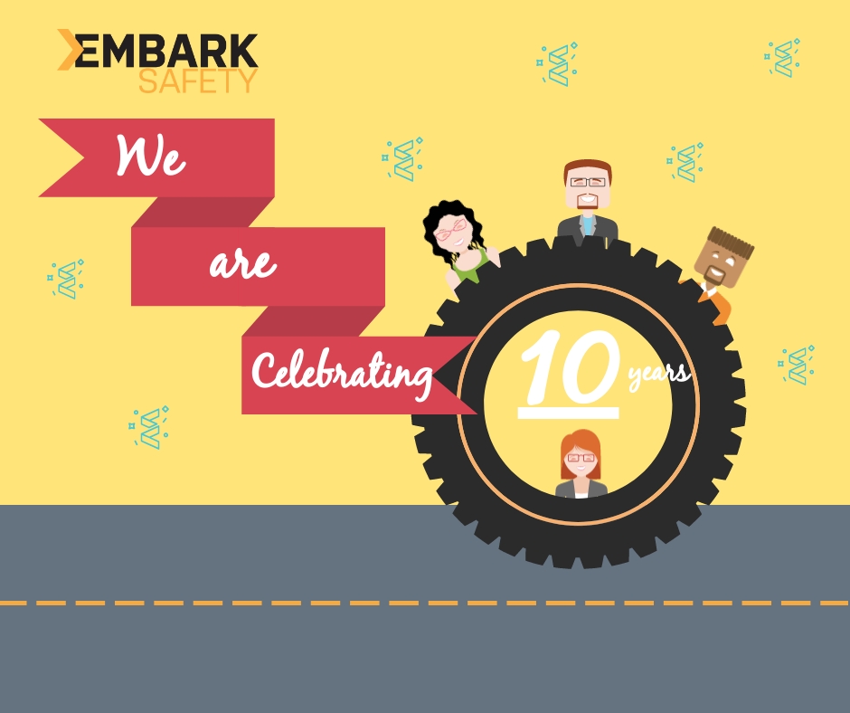 EmbarkSafety's tweet image. Embark Safety is proudly celebrating 1️⃣0️⃣years of safety &amp;amp; innovation!
 
Thank you to our customers for choosing &amp;amp; trusting us. 

Thank you to our passionate employees who make us who we are. 

#10YearsStrong #riskmanagement #Licensemonitoring #fleetsafety #ToTheNext10