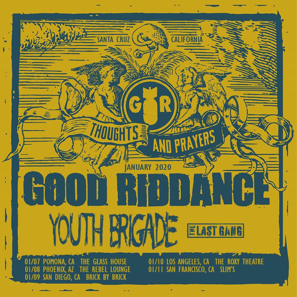 Brick by Brick (@brickbybricksd) on Twitter photo 3 DAYS OUT // <a href="/slabratory/">SLABRATORY CLOTHING</a> presents Good Riddance (<a href="/gr_punk/">Good Riddance</a>), Youth Brigade, <a href="/thelastgangband/">The Last Gang</a>, and PSO—get tix at bit.ly/2QeEMQM <a href="/fat_wreck/">Fat Wreck Chords</a> <a href="/BYORecords/">BYO Records</a> <a href="/russrankinNJD/">Russ Rankin</a> #SanDiego 3 DAYS OUT // <a href="/slabratory/">SLABRATORY CLOTHING</a> presents Good Riddance (<a href="/gr_punk/">Good Riddance</a>), Youth Brigade, <a href="/thelastgangband/">The Last Gang</a>, and PSO—get tix at bit.ly/2QeEMQM <a href="/fat_wreck/">Fat Wreck Chords</a> <a href="/BYORecords/">BYO Records</a> <a href="/russrankinNJD/">Russ Rankin</a> #SanDiego