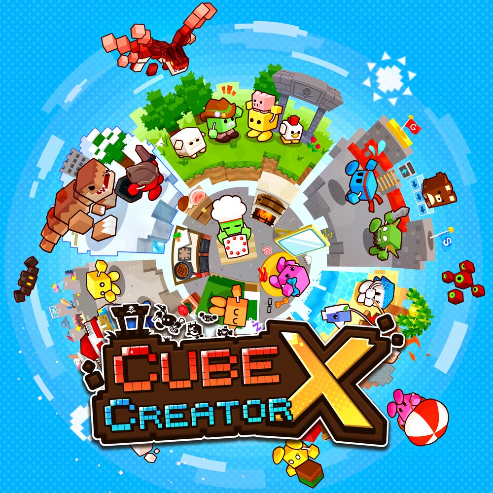 BigJohnGames's tweet photo. Our holiday sale, featuring Cube Creator X on Switch, continues in the #Nintendo eShop for a few more days. Go grab it for 35% off today. https://t.co/ozd5eKw97n