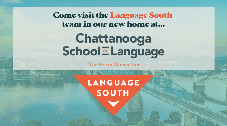LanguageSouth's tweet photo. We're excited to start the year sharing a space with the Chattanooga School of Language! @ChattLanguage #languagecamp #languagelearning #languageclasses https://t.co/VvNiWTTKPh