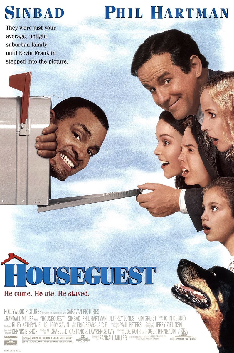 FilmNewsNos's tweet photo. 🎬MOVIE HISTORY: 25 years ago today, January 6, 1995, the movie ‘Houseguest’ opened in theaters!
#Sinbad #PhilHartman #KimGreist #KimMurphy #ChaunceyLeopardi #TaliaSeider #PaulBenVictor #TonyLongo #JeffreyJones @StanShaw1 #RonGlass https://t.co/3T4LPo1PkJ