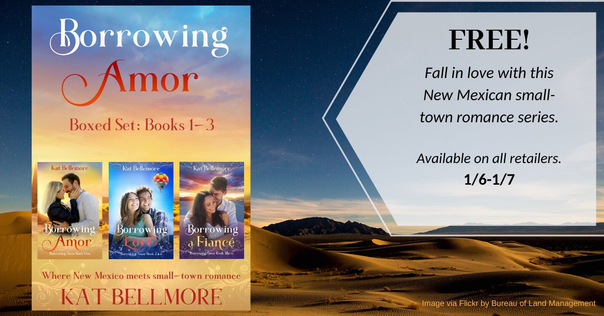 Today and tomorrow, snag the first three books in my Borrowing Amor series for FREE! Yeah, I'm shocked too...
books2read.com/borrowingamorb… 

#FREEBOOKS #freebook #RomanceReaders #RomanceBooks #romancenovels