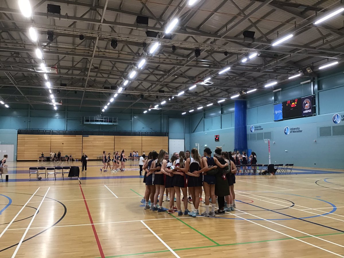 KSWNetball's tweet photo. Thanks to @UWNetball for both of the fixtures this evening, allowing @KingsWorcester ballers to continue their preparations for the forthcoming second half of the season 🏐🔵🏐 POM Mia & Holly 👊🏽 #DiscoverYourPassion #KingsSport #WorcesterArena #Competitionphase https://t.co/Rv2Pdv7sz4