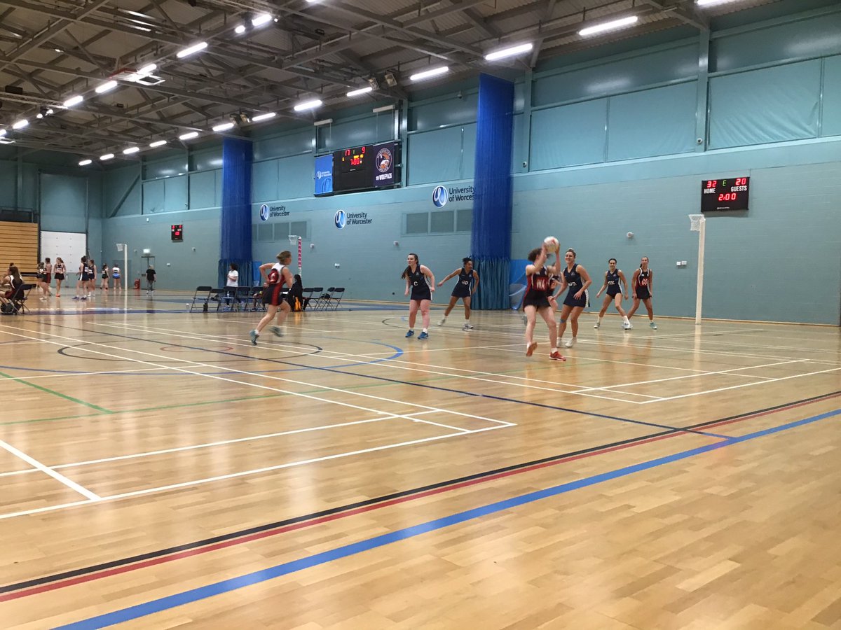 KSWNetball's tweet photo. Thanks to @UWNetball for both of the fixtures this evening, allowing @KingsWorcester ballers to continue their preparations for the forthcoming second half of the season 🏐🔵🏐 POM Mia & Holly 👊🏽 #DiscoverYourPassion #KingsSport #WorcesterArena #Competitionphase https://t.co/Rv2Pdv7sz4