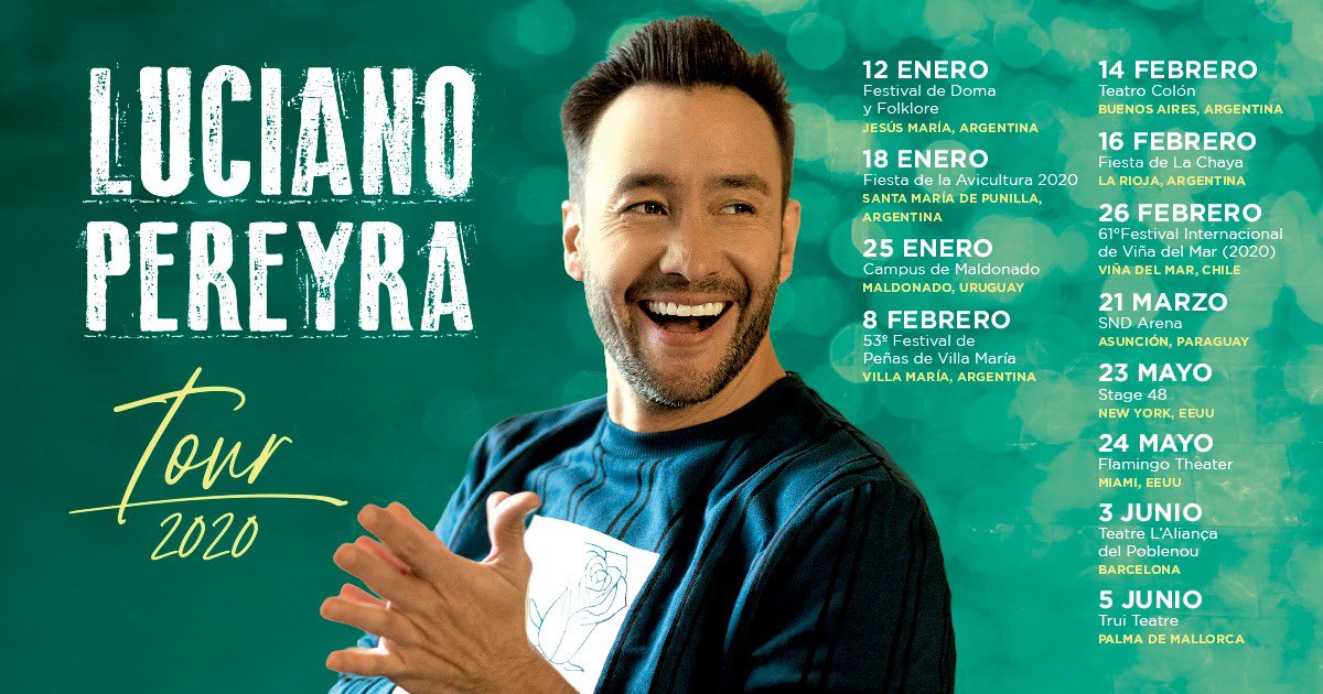 LucianoPereyra's tweet photo. Nuestras citas #Tour2020 ❤️ https://t.co/D3UicsxIct