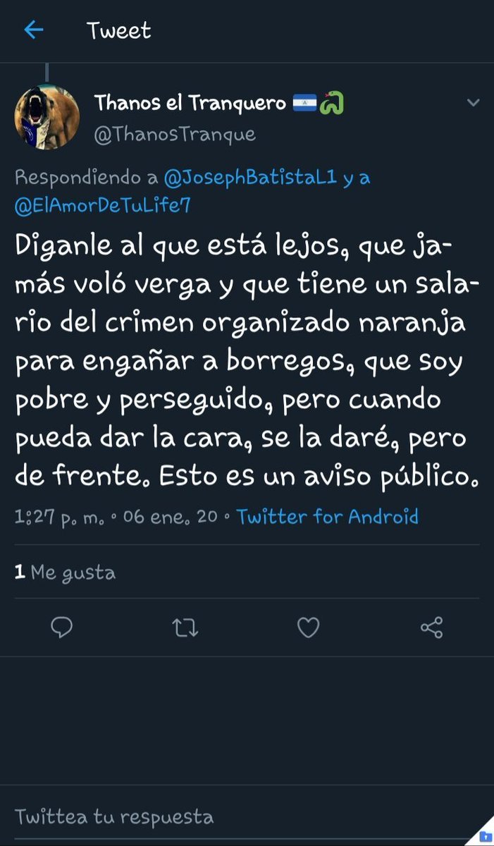 pxmolina's tweet photo. Como hago con las d El Carmen, dejo también constancia pública d las amenazas d este tipo q al final vienen del MISMO tipo d gente. Tengo más d 20 años d "volar verga" con mi trabajo lo q me ha costado todo tipo d amenazas y hasta el exilio. Sus mentiras no me van a detener.✊ https://t.co/hPlG848cGZ