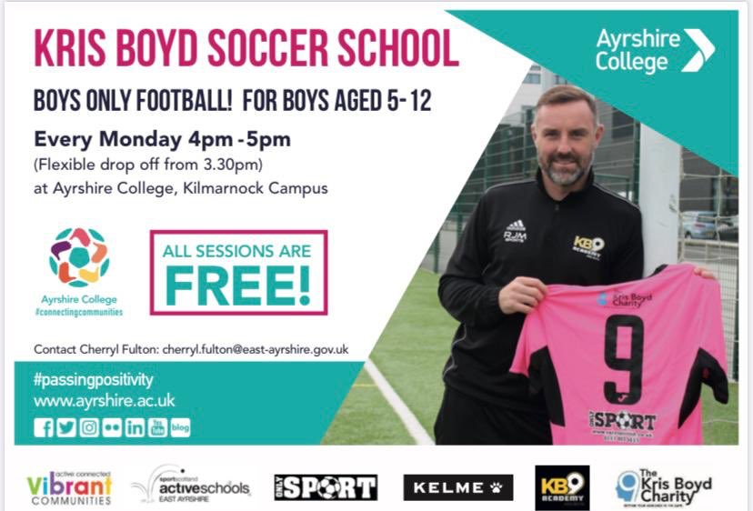 AcademyKb9's tweet photo. We have had a great first couple of months to our #connectingcommunities Partnership with @VibrantEAC and @AyrshireColl 

Sessions start back W/B Monday 20th January

For more information on either of the sessions, see flyers below with contact email addresses 📧👇🏼 https://t.co/QlShlcDhKq