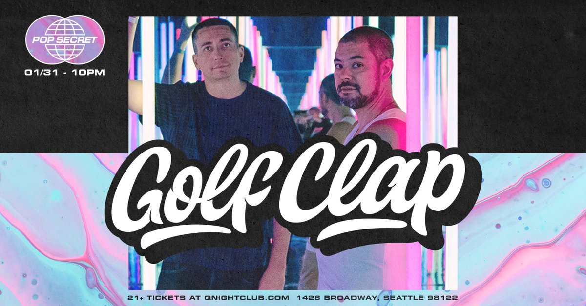 Popular Secret (@popsecretparty) on Twitter photo JUST ANNOUNCED:
Our party is going to POP this month with @golfclapdet coming to town on the 31st at <a href="/qnightclub/">Q Nightclub</a>! Join us for some house music on a Friday and get tickets now.
🎟: torchly.io/qgolf JUST ANNOUNCED:
Our party is going to POP this month with @golfclapdet coming to town on the 31st at <a href="/qnightclub/">Q Nightclub</a>! Join us for some house music on a Friday and get tickets now.
🎟: torchly.io/qgolf