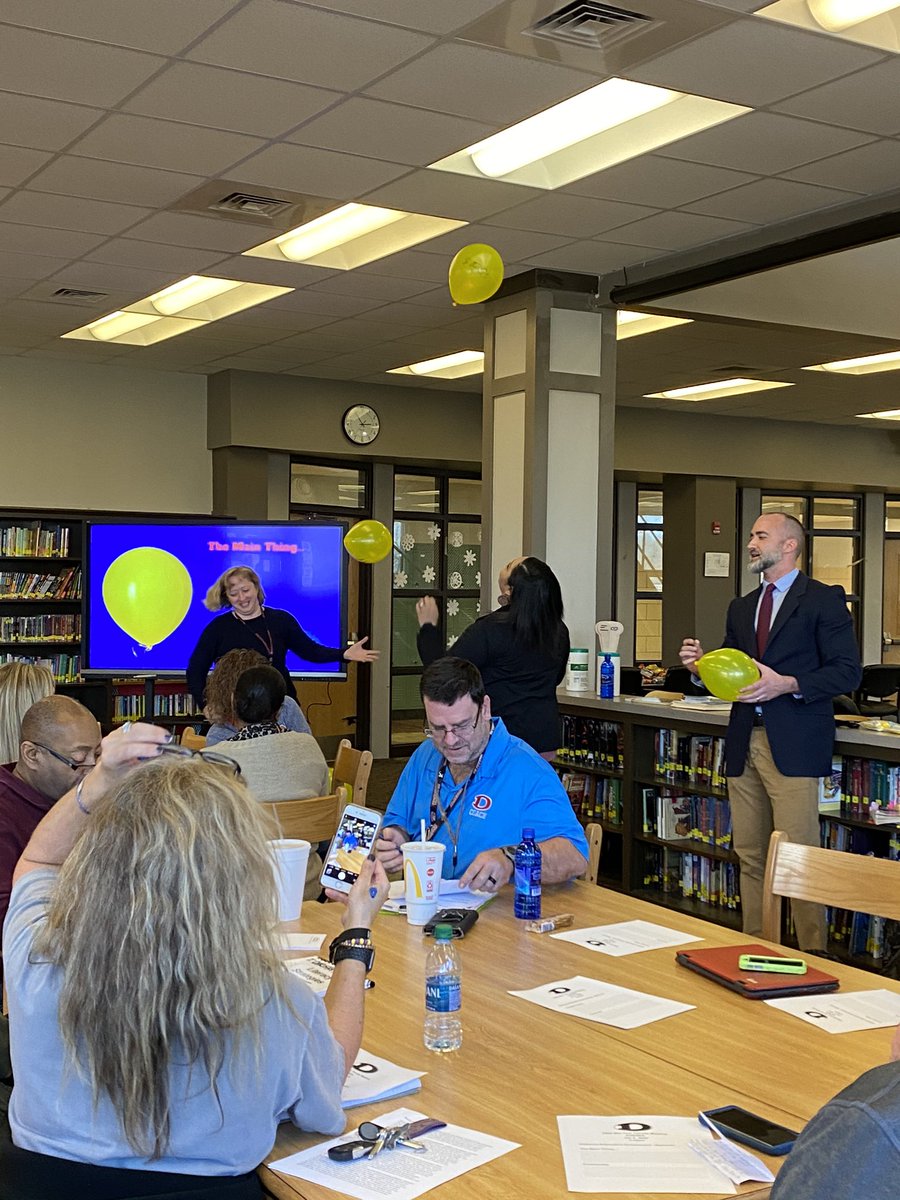 Back to school Faculty Meeting...keep the Main Thing the Main Thing. #students #teachingandlearnjng