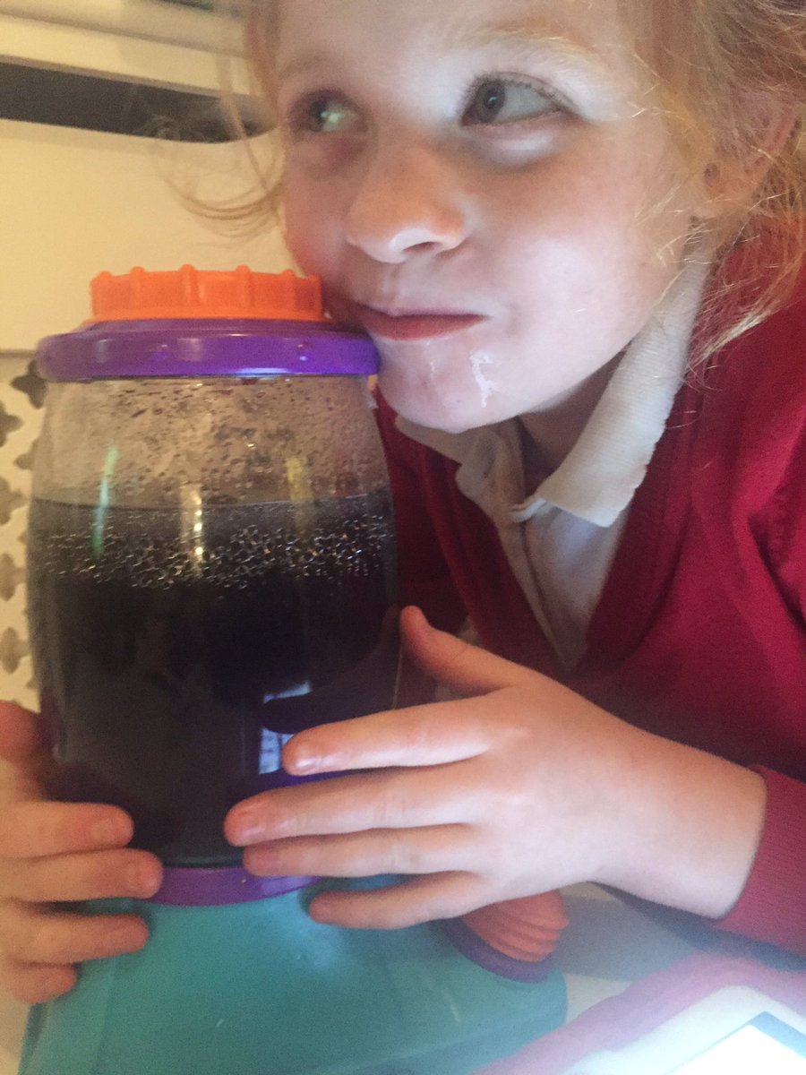 MumofanAngel1's tweet photo. After school this afternoon, we played with one of Jessica’s Christmas gifts, the Little Tikes Tornado Tower 🌪. We didn’t have the right ingredients for one of the suggested experiments, so made it up as we went a long. #AngelmanSyndrome #STEM #MakingScienceAccessible https://t.co/zZZL399KYd