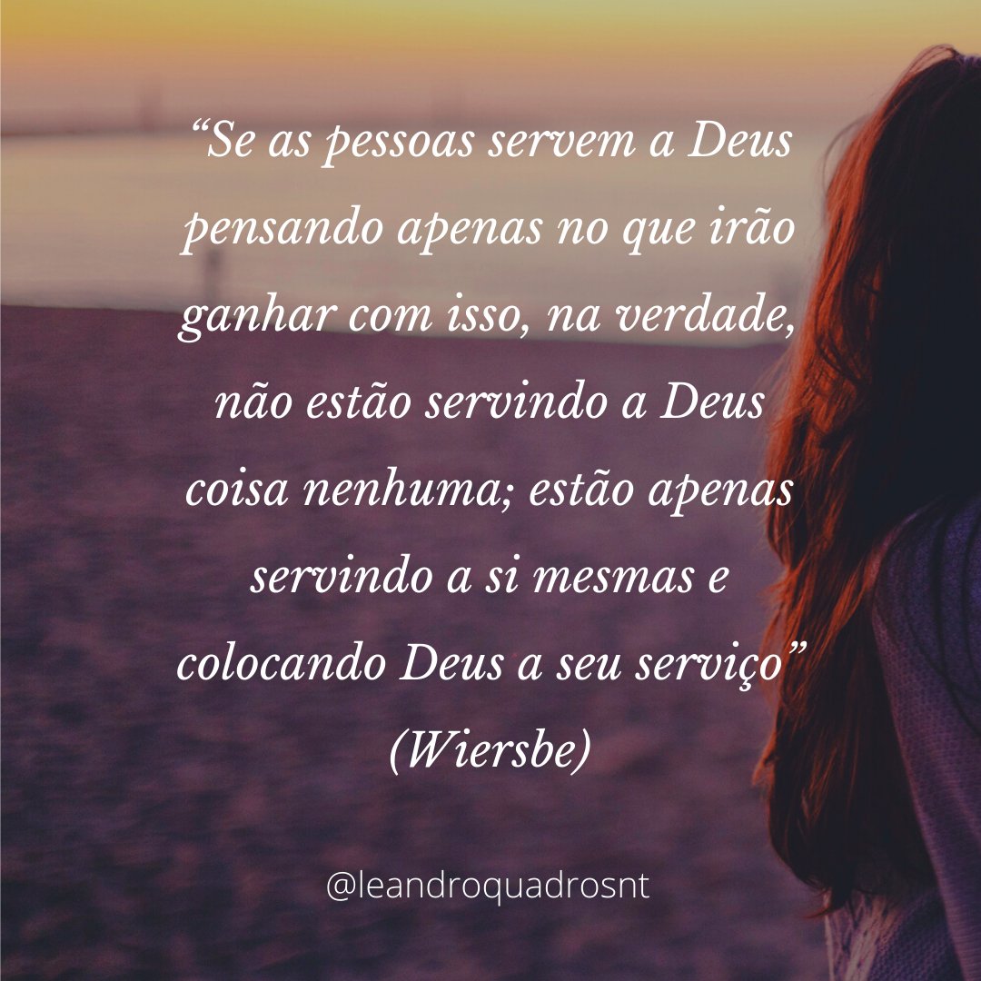 _leandroquadros's tweet photo. Quando não dependemos de #Deus para elaborarmos nossos conceitos (#filosofias e #doutrinas), podemos estar distorcendo o caráter dEle a ponto de favorecer a obra do #diabo. Nossa interpretação, nosso julgamento e o preconceito podem ser um #obstáculo para a aceitação da #verdade. https://t.co/0fthOfPTMr