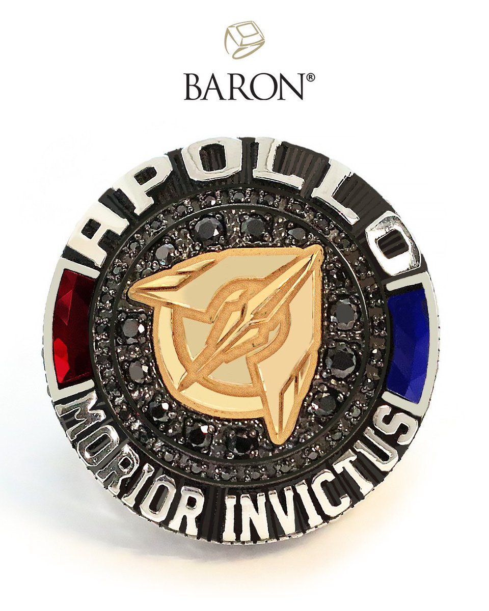BaronRings's tweet photo. A closer look at the Fireteam Apollo Championship Ring ๐ง๐ #fireteamapollo #halo #esports #baron2020 #baronrings #baronchampionshiprings #championship #rings #custom #stones #obsidian #gold #sports https://t.co/6du4hTwwvJ