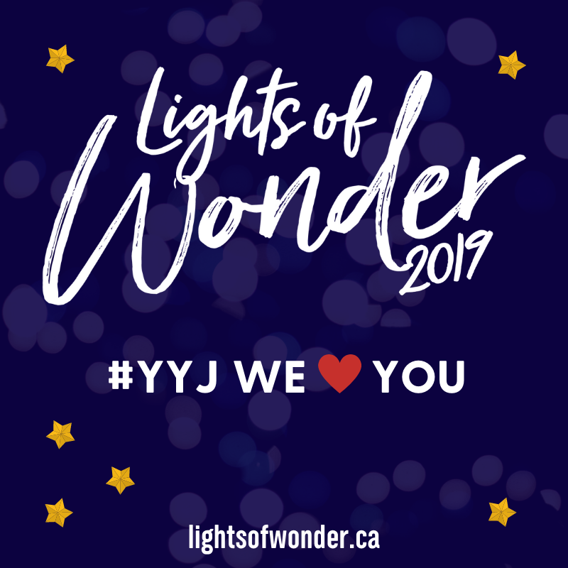 myDVBA's tweet photo. A heartfelt thank you to all who helped bring our first-ever #lightsofwonder to life: our downtown Victoria businesses, sponsors, community partners, volunteers, and the thousands of Victoria residents and visitors who experienced the lights display first-hand during the event. https://t.co/FGjnofiG13