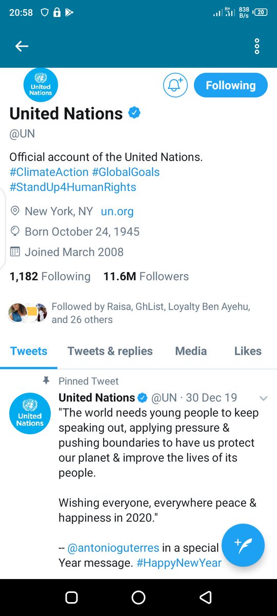 DJPurp_'s tweet photo. @4chunGh. @ my #JSSdays. I learnt the main Duty @UN is to #PromoteGlobalPeace. Humbly #IAsk, what is the @UN #DoingNow to #Curb the #Tension b/n @realDonaldTrump of #USA &amp; @HassanRouhani of #IRAN. 
#MyWrite to @UN. #NoMaliceIntent.Thanks https://t.co/MDXuTTSdBK