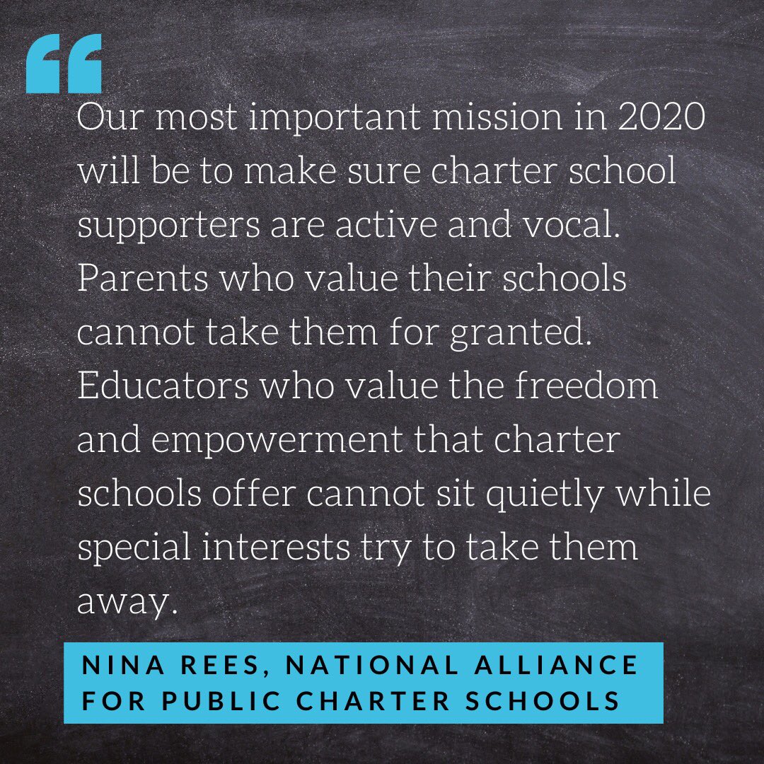 UAPCS's tweet photo. Let’s hear it for charter schools in 2020....and beyond! #findyourplace #charterswork #uapcs #napcs https://t.co/R73fWpjHB6