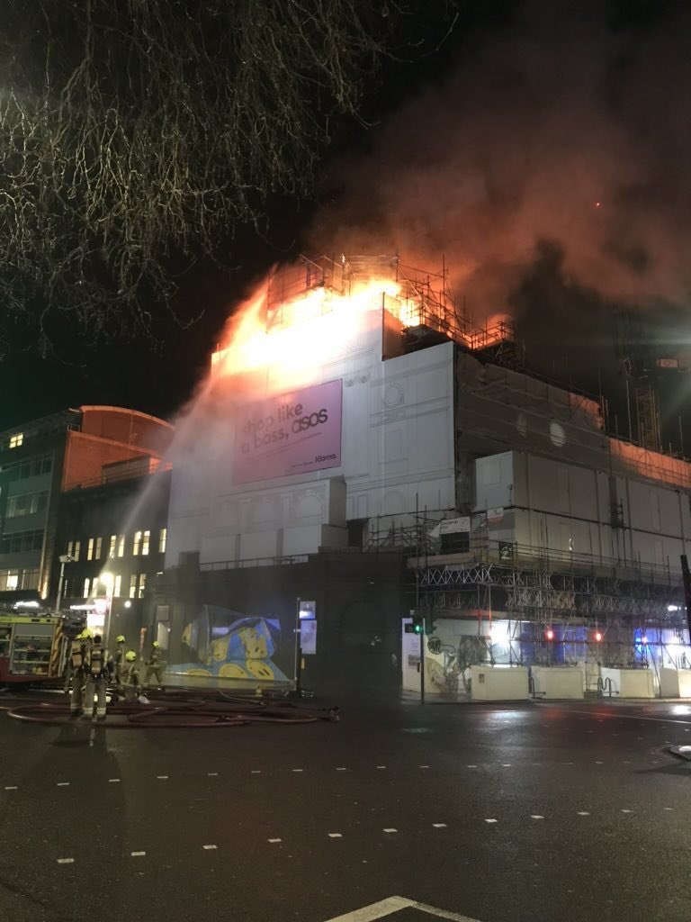 kt_evans's tweet photo. So saddened to hear iconic Camden venue #KOKO is on fire https://t.co/RLDk3o8U4W