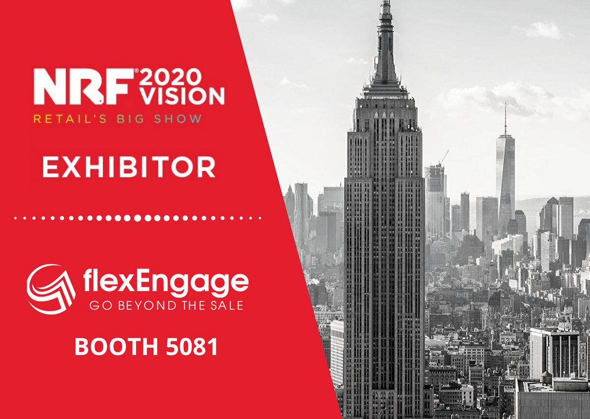We are kicking off the year in the Big Apple for <a href="/NRFnews/">National Retail Federation</a>'s #NRF2020! 

flexEngage is reducing churn for brand-driven retailers. Want to learn more? Choose a time to meet with us! bit.ly/fenrf2020

We will see you at booth 5081!